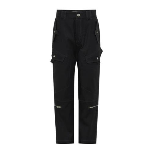 Tapered Trousers Dion Lee , Black , Dames