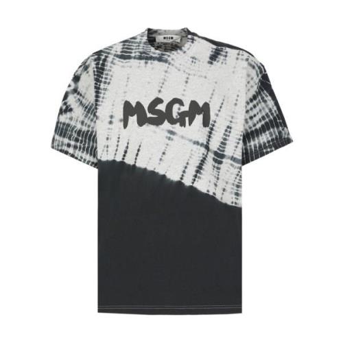 T-Shirts Msgm , Gray , Heren