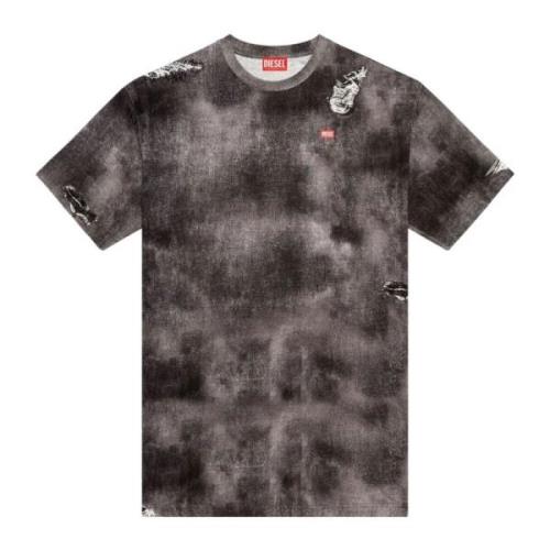 T-Shirts Diesel , Gray , Heren