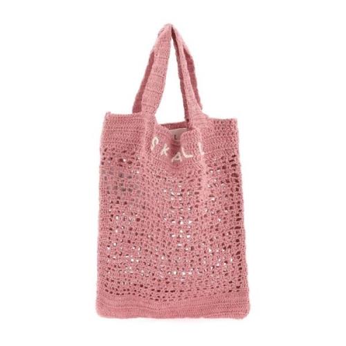 Evalu Gehaakte Handtas Skall Studio , Pink , Dames