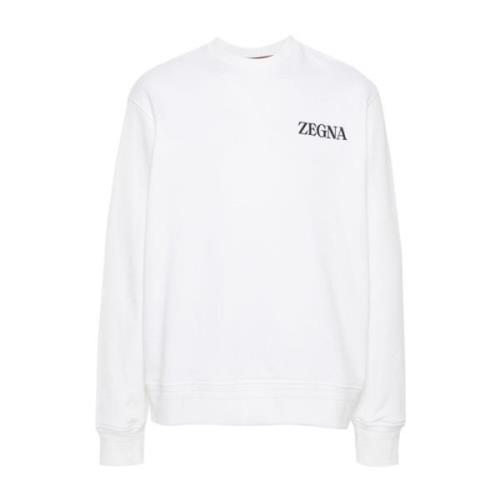 Sweatshirts Ermenegildo Zegna , White , Heren