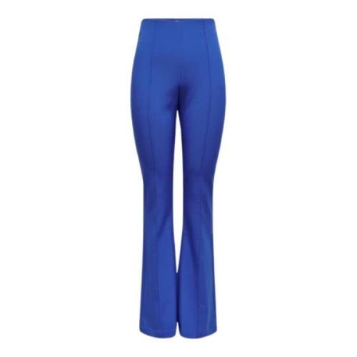 Wide Trousers Only , Blue , Dames