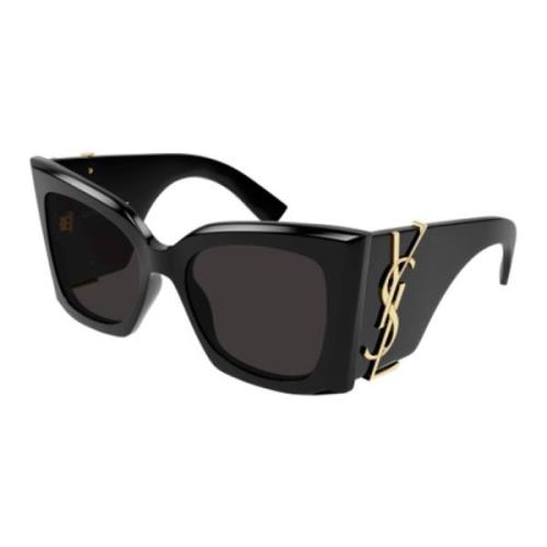 Vierkante Blaze Zonnebril in Zwart Saint Laurent , Black , Unisex