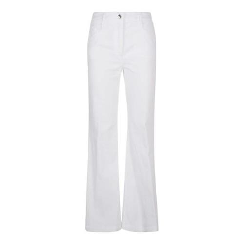 Wide Trousers True Royal , White , Dames