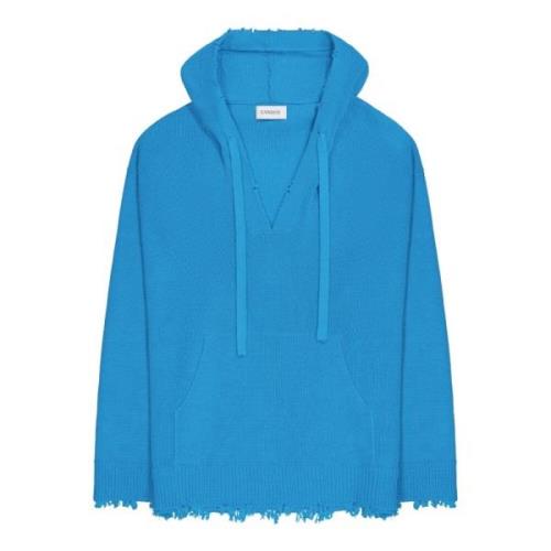 V-neck Knitwear Laneus , Blue , Heren