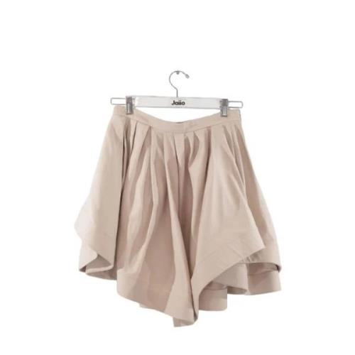 Pre-owned Cotton bottoms Valentino Vintage , Beige , Dames