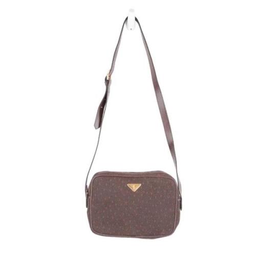 Pre-owned Fabric shoulder-bags Yves Saint Laurent Vintage , Brown , Da...