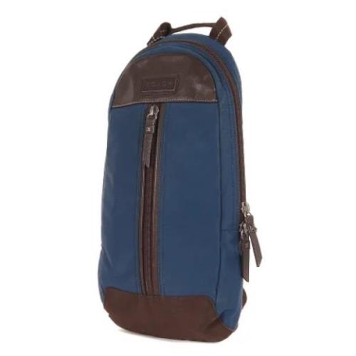 Pre-owned Fabric shoulder-bags Coach Pre-owned , Blue , Dames