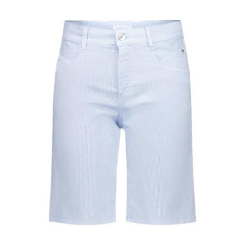 Slim Fit Bermuda Shorts Gardeur , Blue , Dames
