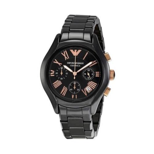 Watches Emporio Armani , Black , Dames