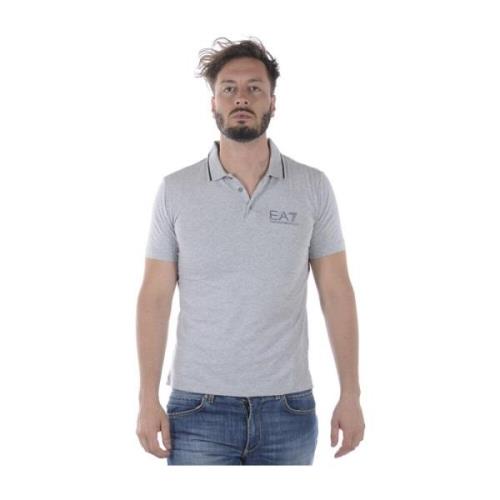 Polo Shirts Emporio Armani EA7 , Gray , Heren