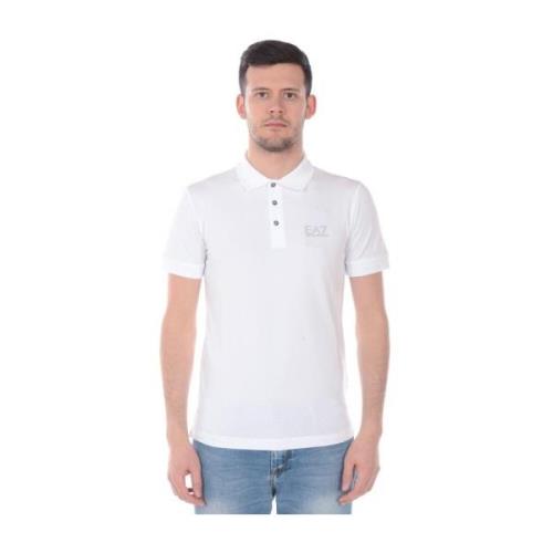 Polo Shirts Emporio Armani EA7 , White , Heren