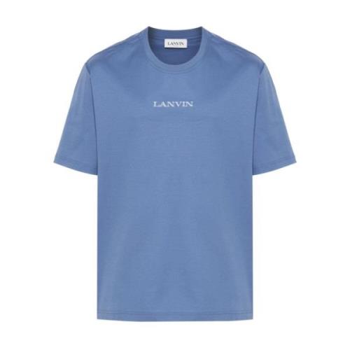 T-Shirts Lanvin , Blue , Heren