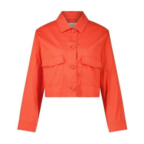 Light Jackets vera mont , Red , Dames