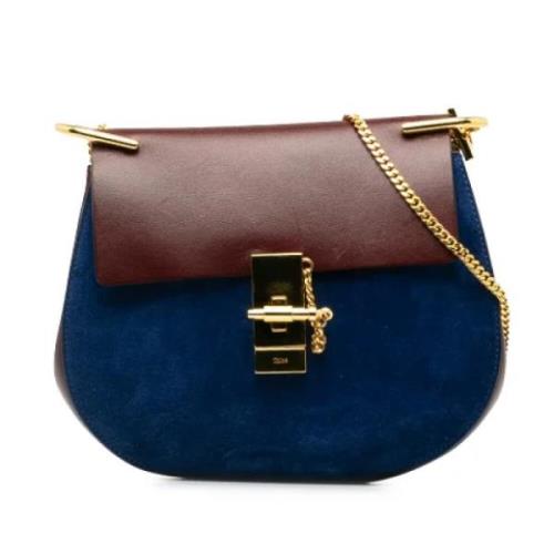 Pre-owned Suede shoulder-bags Chloé Pre-owned , Blue , Dames
