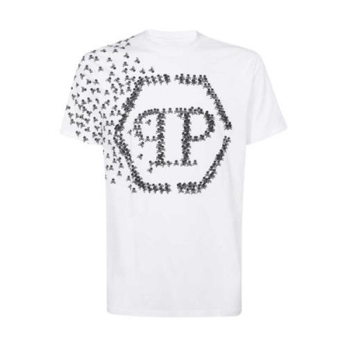 T-Shirts Philipp Plein , White , Heren