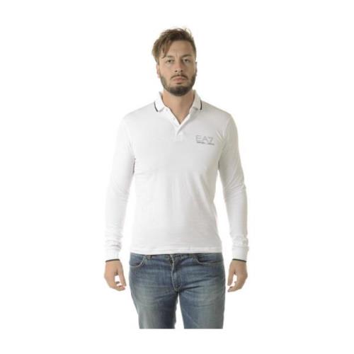 Polo Shirts Emporio Armani EA7 , White , Heren