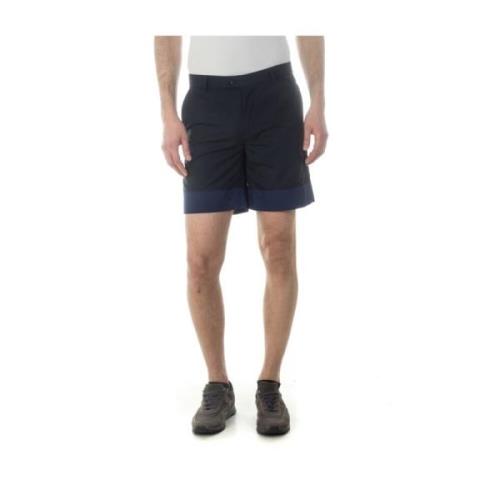 Zomer Casual Bermuda Shorts Daniele Alessandrini , Blue , Heren