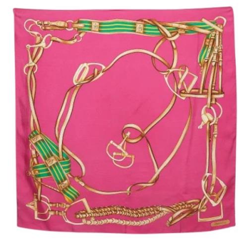 Pre-owned Silk scarves Ralph Lauren Pre-owned , Pink , Dames