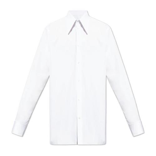 Katoenen shirt Maison Margiela , White , Heren