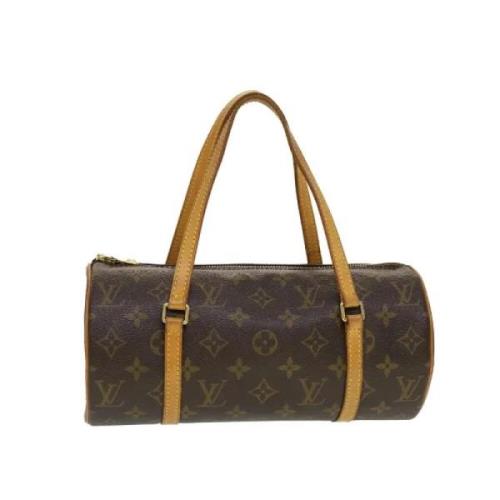 Pre-owned Canvas handbags Louis Vuitton Vintage , Brown , Dames