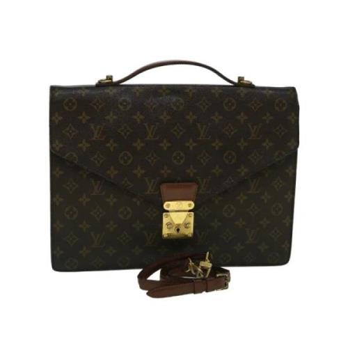 Pre-owned Canvas louis-vuitton-bags Louis Vuitton Vintage , Brown , Da...