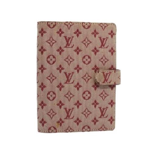 Pre-owned Canvas home-office Louis Vuitton Vintage , Red , Dames