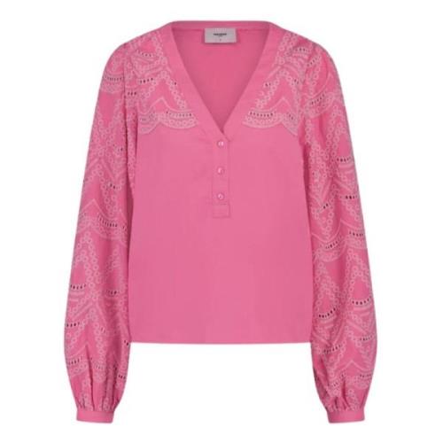 Bauke blouses roze Freebird , Pink , Dames