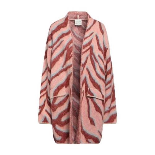 Luxe Jacquard Cardigan Forte Forte , Multicolor , Dames