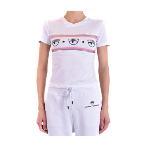 Witte Stijlvolle T-Shirt Ss22 Chiara Ferragni Collection , White , Dam...