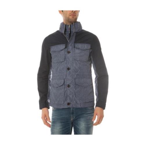 Stijlvolle Denim Jack Armani Jeans , Blue , Heren