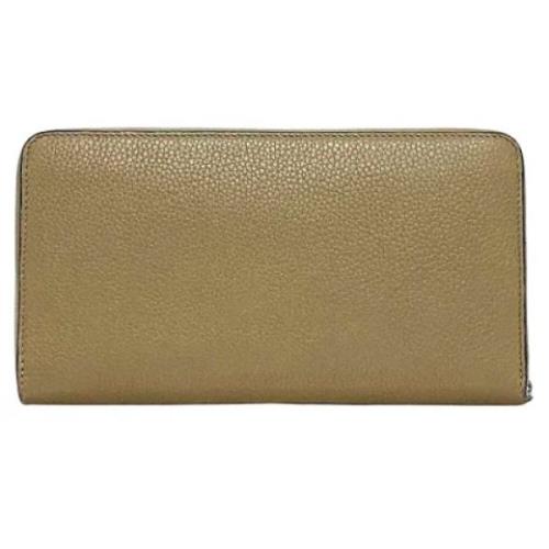 Pre-owned Leather wallets Celine Vintage , Beige , Dames