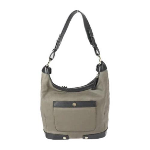 Pre-owned Canvas handbags Bvlgari Vintage , Green , Dames