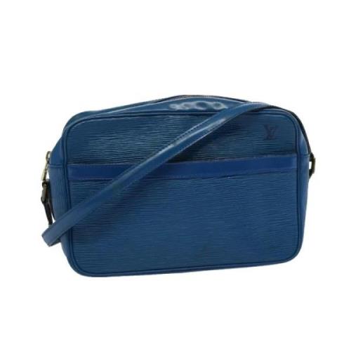 Pre-owned Leather louis-vuitton-bags Louis Vuitton Vintage , Blue , Da...