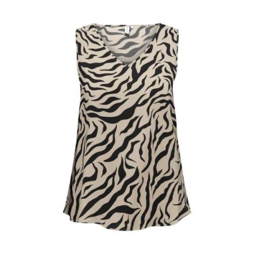 Stijlvolle Mouwloze Top Only Carmakoma , Multicolor , Dames