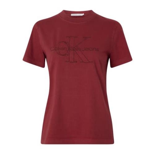 T-Shirts Calvin Klein , Red , Dames