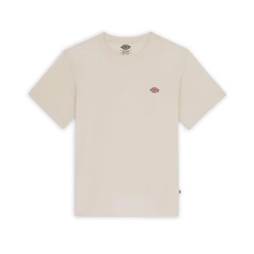 Crème Katoenen Jersey T-shirt Dickies , Beige , Heren