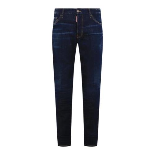 Heren 24Seven Cool Guy Jeans Blauw Dsquared2 , Blue , Heren