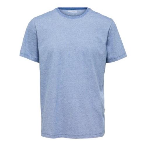 T-Shirts Selected Homme , Blue , Heren