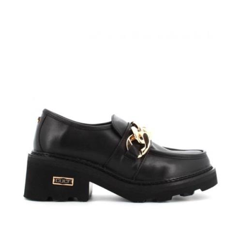 Klassieke Leren Enkellaarzen Cult , Black , Dames