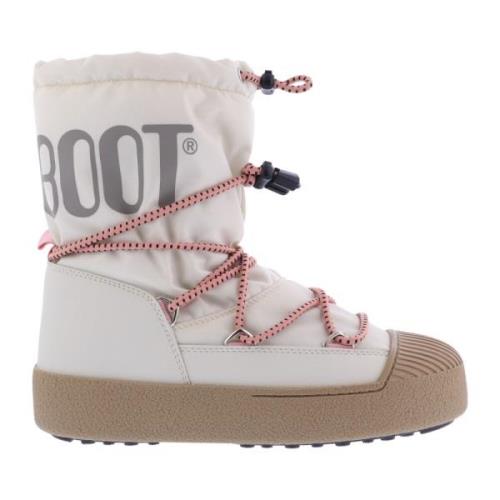 Dames Track Low Polar Wit Moon Boot , White , Dames