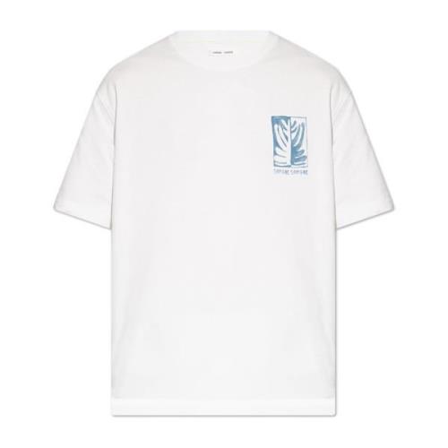 Sawind bedrukt T-shirt Samsøe Samsøe , White , Unisex