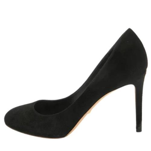 Pre-owned Suede heels Gucci Vintage , Black , Dames