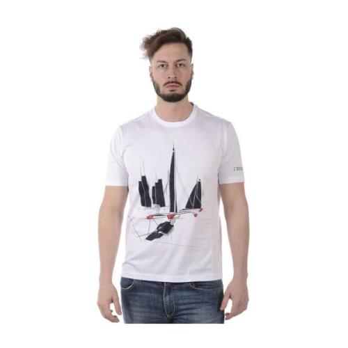 Casual T-Shirt Sweatshirt Ermenegildo Zegna , White , Heren
