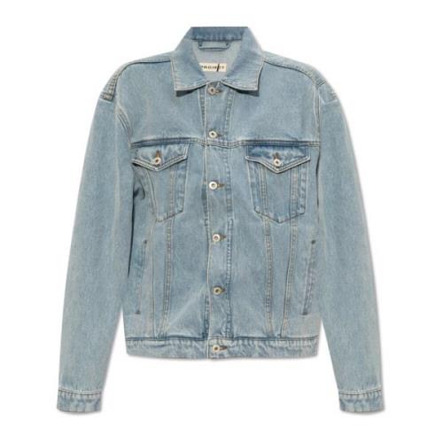 Oversized denim jack Y/Project , Blue , Dames