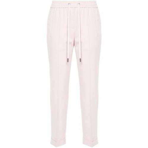 Slim-fit Trousers Peserico , Pink , Dames