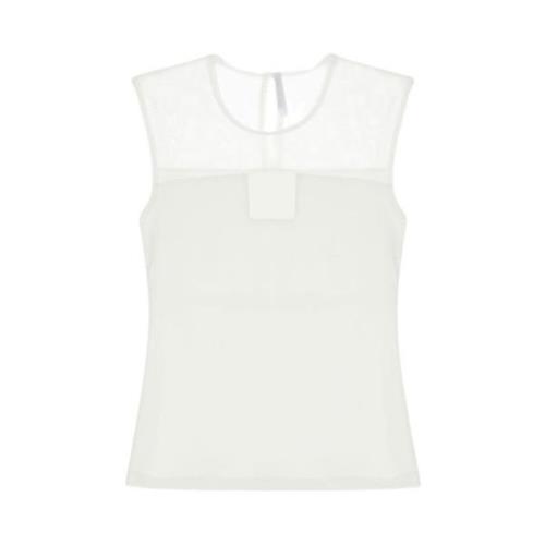 Mouwloze Top Imperial , White , Dames