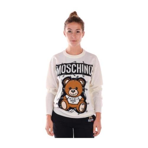 Sweatshirts Moschino , White , Dames
