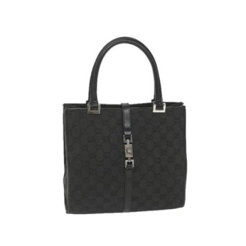 Pre-owned Canvas handbags Gucci Vintage , Black , Dames