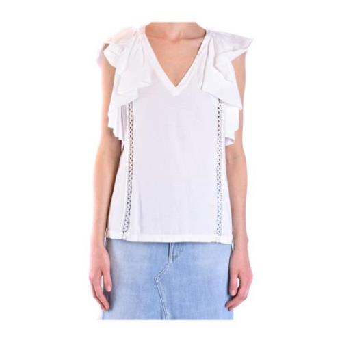 Mouwloze Top Dondup , White , Dames